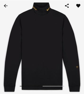 Nike x Drake Nocta Black Turtle Neck Long Sleeve Men Size XS | eBay