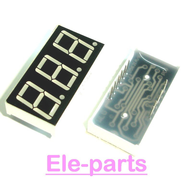 5 Pcs 3 Digit 0.56 Inch Green 7 Segment Led Display Common Cathode Digital Tube