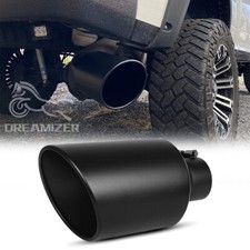 4 Inlet 8 Outlet 15 Long Black Diesel Exhaust Tip For Ford F150 F250 F350 4 Inlet 8 Outlet 15 Long Black Diesel Exhaust Tip For Ford F150 F250 F350