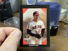 1990 Best Co. #323 CHARLES NAGY Kinston Indians Minor League. #1 Pick. NR Mint. 
