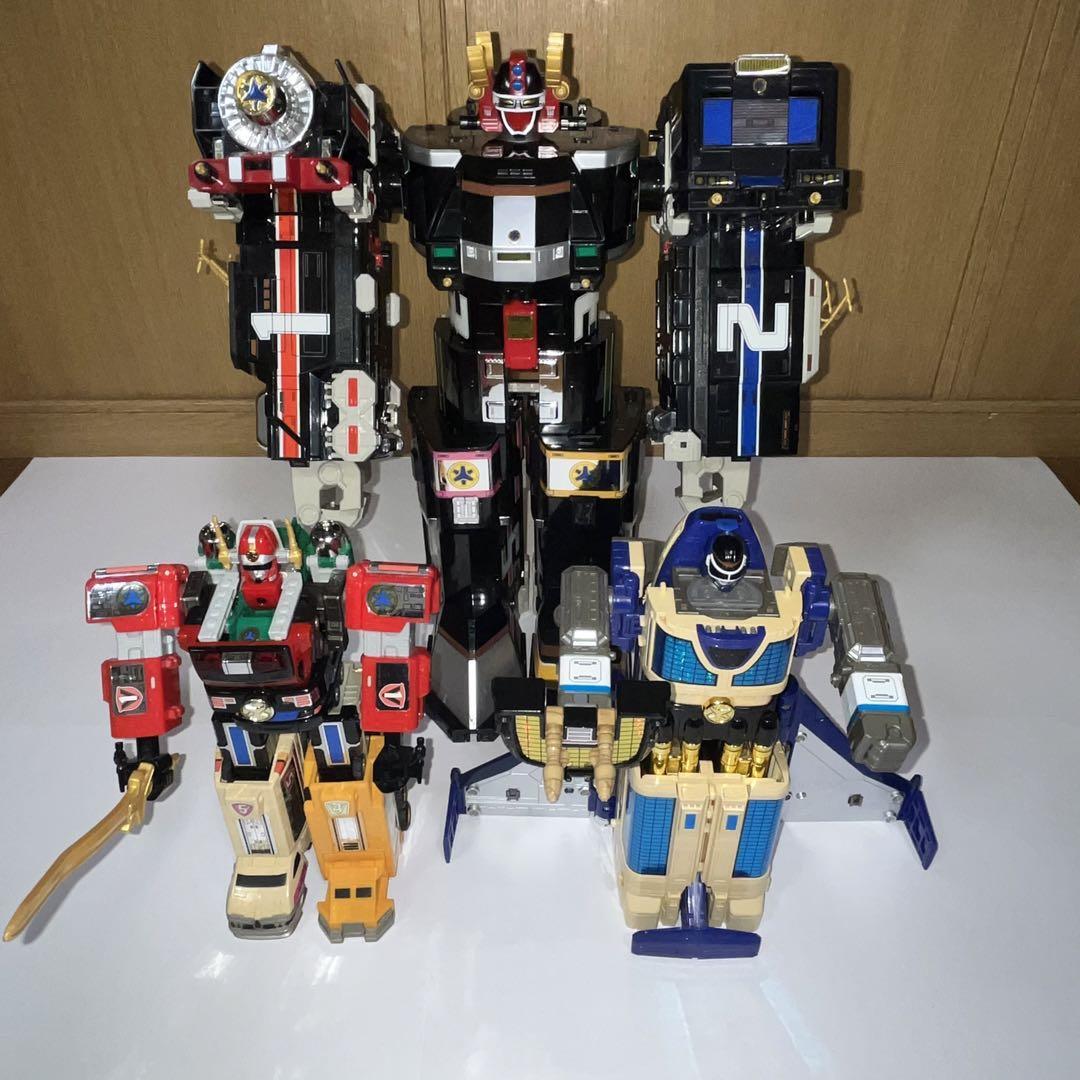 MEGAREX, VNGD 3点セット Power Rangers Lightspeed Rescue GoGoFive DX Megazord 3p set