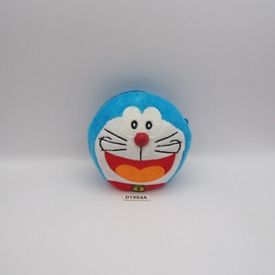 Doraemon Face Fujiko-Pro 2020 Plush 4'' Zipper Bag Pouch Toy Doll Japan