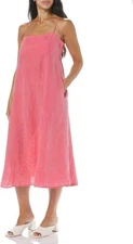 VELVET By Graham & Spencer Stephie Linen Dress Aloha S $278 H1