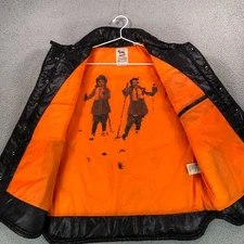 VTG Triple Five Soul Vest Mens Medium Black Brown Camo 555 Puffer Streetwear