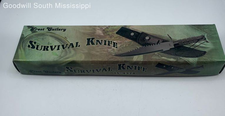 Frost Cutlery 15” Overall Survival Bowie Stainless Steel Blade