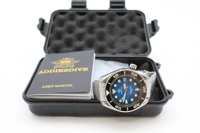 Addiesdive Deep Sea Hunter 200m Diver's Watch Automatic Working
