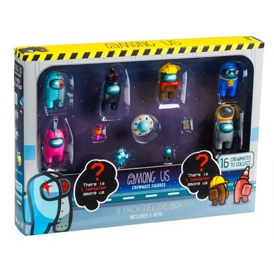 Among Us Action Figures Series 3 - Pack of 8 Collectible Figurines - Official Am