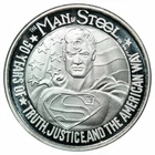 1988 Superman 50 Years Truth Justice 1 Oz .999 Silver Round Cartoon Celebrities
