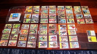 ORIGINAL 1965 TOPPS WW2 BATTLE FULL 66 CARD SET & WRAPPER GREAT SHAPE!!!!