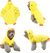 Yoption Dog Cat Duck Costumes, Pet 11.02'' in Neck Girth, 14.17'' Chest