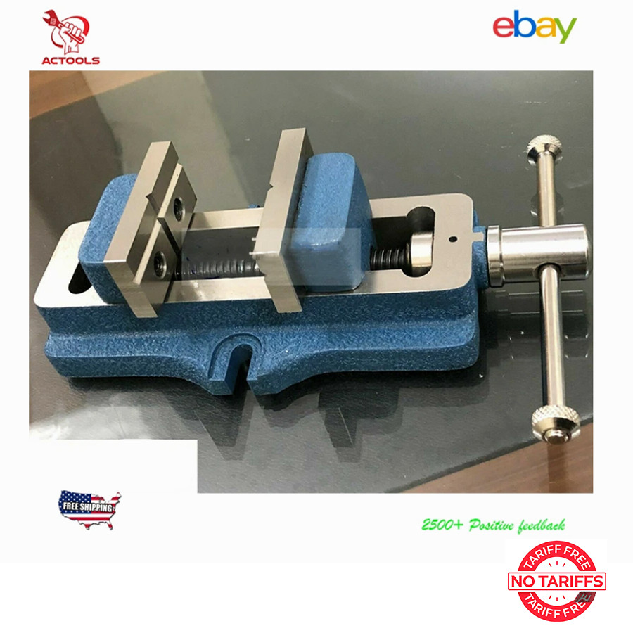 Self Centering Machine Vice 3" inch 75mm Blue Type Vise Jaw Width ACTOOLS