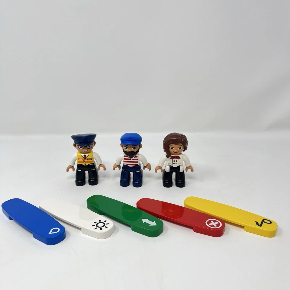 LEGO Duplo грузовой поезд 10875 — моторизованный электрический поезд в коробке • полный комплект - Изображение 3 из 4