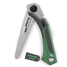 GARTOL 8-Inch Folding Saw with Sharp SK5 Blade, 8 inch blade, Military Green 