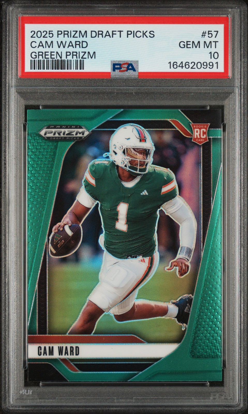 Cam Ward Panini Prizm Draft Picks #57 Green
