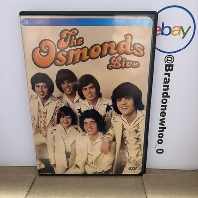 The Osmonds: Live  1972 Performance Dvd