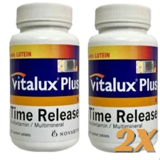 2X 30's Vitalux Plus Time Release Multivitamin & Multimineral Optimal Eye Health