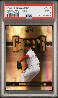 #ad #ad 2004 LEAF GAMERS GOLD QUANTUM #17 PEDRO MARTINEZ # 100 PSA 9 MINT POP 1 NO 10#x27;s $269.95