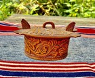 Antique Norwegian Carved Tine Box Very Fine 1800s Norway Scandinavian Norge — photo 2