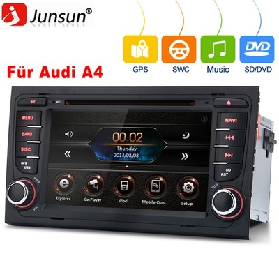 7'' 2Din Autoradio CD DVD Player Bluetooth FM Für Audi A4 S4 RS4 B6 B7 SEAT EXEO