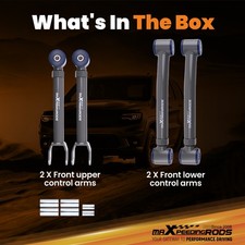 4pc For Jeep Cherokee Xj Wrangler Tj Adjustable Control Arms 0-8 Lift 1984-2006 4pc For Jeep Cherokee Xj Wrangler Tj Adjustable Control Arms 0-8 Lift 1984-2006