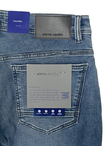 Pierre Cardin W36 L32 Antibes Stretch Jeans Trousers Ocean Blue 35530.8070.6837 2nd Choice - Picture 7 of 8