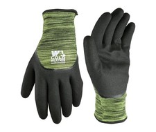 2x Wells Lamont Mens Nitrile Lined Work Gloves, Cold Weather, Green, Size Large