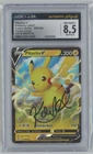 2021 Sword & Shield - Fusion Strike Pikachu V Auto CGC 8.5 Basic/Rare Holo V #86