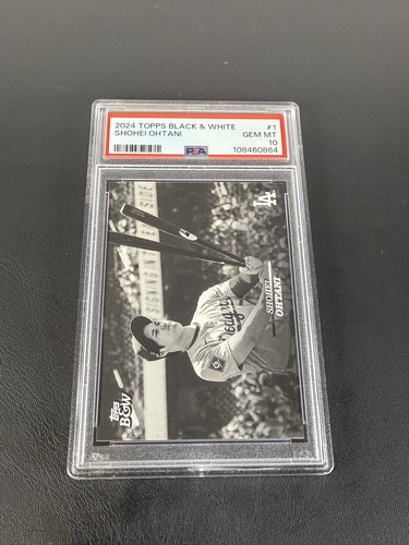 2024 Topps Black & White - Shohei Ohtani #1 PSA 10
