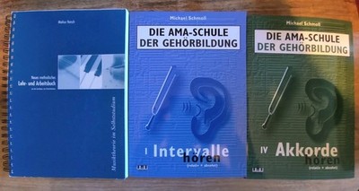 AMA-SCHULE der Gehörbildung 1 4 Akkorde Intervalle +Horsch Lehr- Und Arbeitsbuch