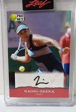 Naomi Osaka 22 Leaf Pro Set Autograph Card