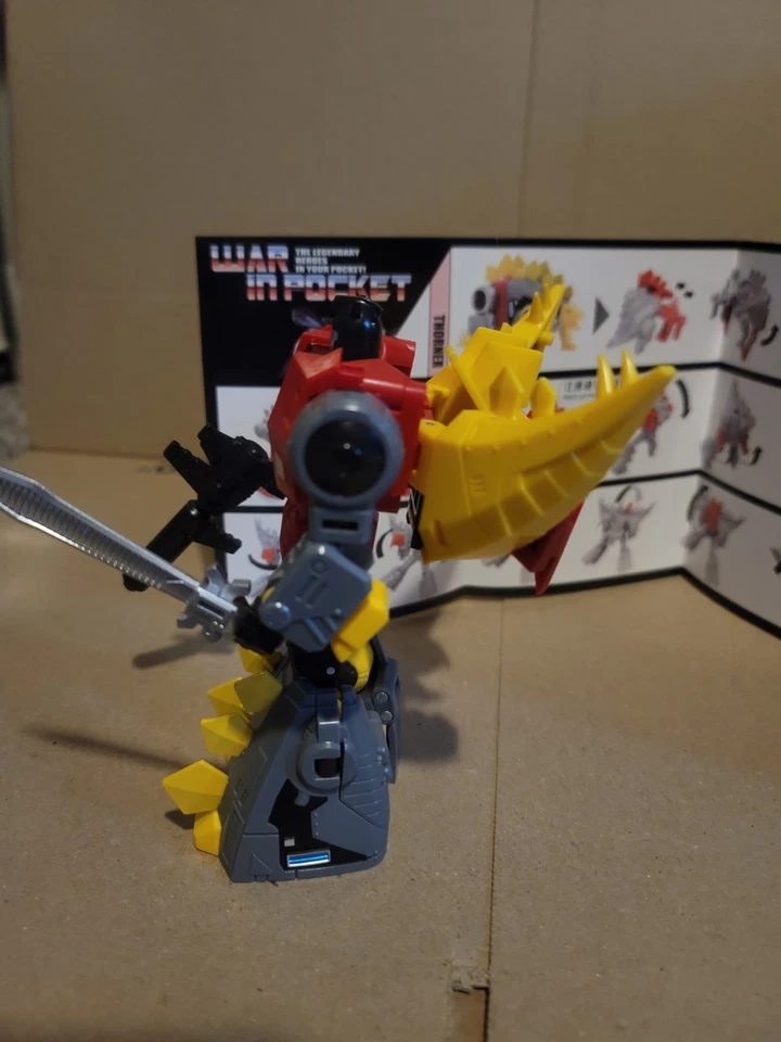 DX9 Transformer War in Pocket Xtal-21 Desert Warrior Thorner Dinobot Snarl mp - Image 3 of 4