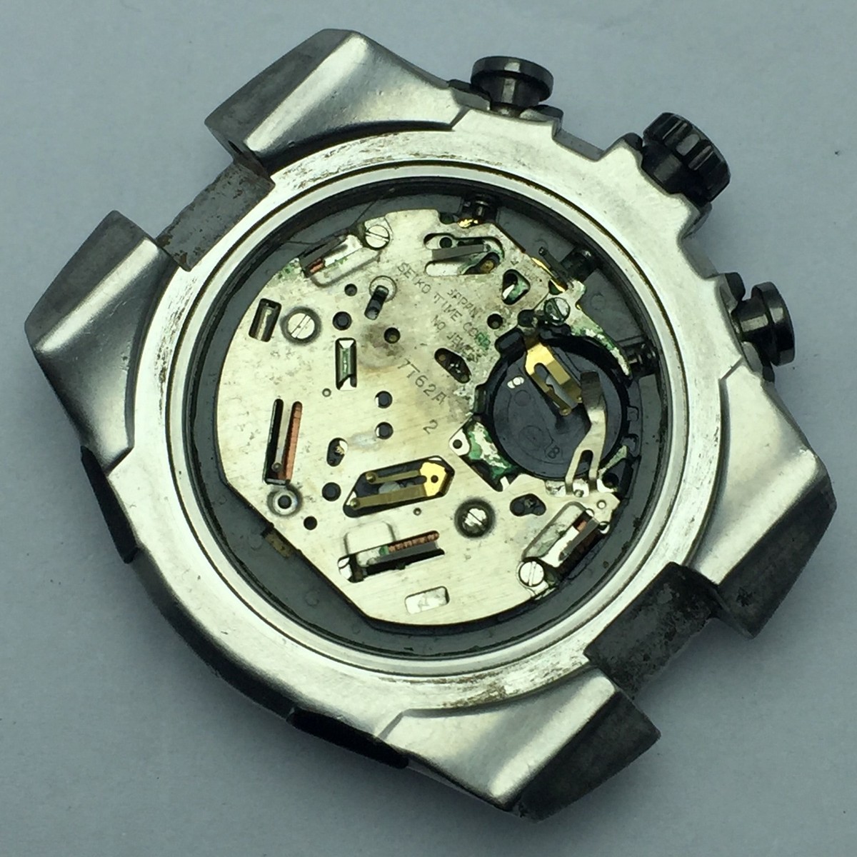 PULSAR Chronograph 7T62-X138 Quartz Men's Watch For Parts