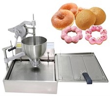 Commercial Semi-auto Donut Maker Machine 3000W Fryer Ball Shapes High-Capacity