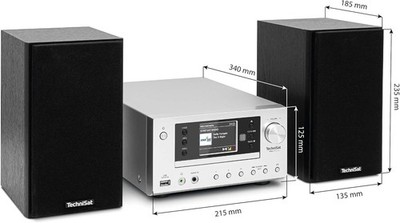 DAB+ Internetradio CD BT WLAN HiFi System 40W TFT Display VIOLA 710 GEPRÜFT