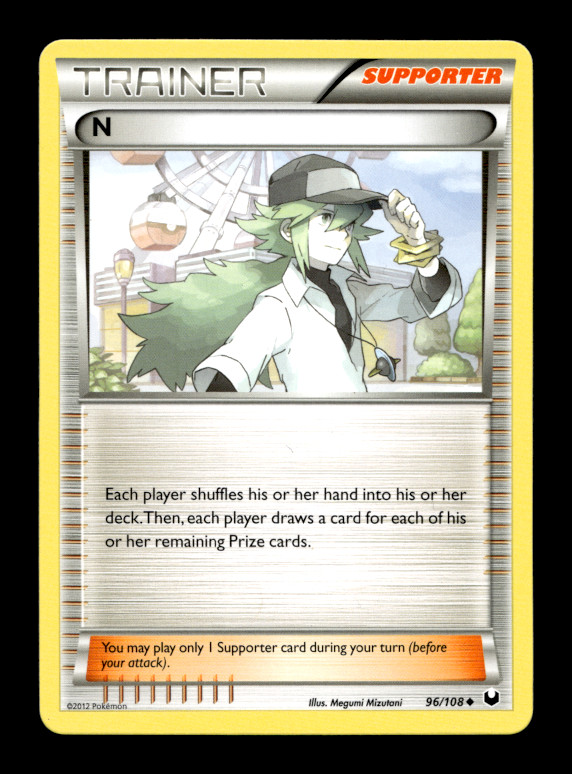 N (Supporter) Uncommon Dark Explorers 96/108 LP