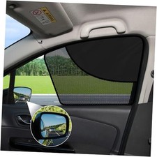 Car Window Shades Front Window Sun Shade Half Blackout  Half See-Through Car