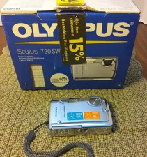 Olympus Stylus 720sw Parts Or Repair, See Description 