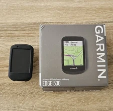 Garmin Edge 530 Cycling Computer w/ Mounts, Case, Charger, Box
