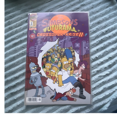 Bongo Comics Simpsons Futurama Crossover-Krise II Nr. 1 Deutsch Heftbindung