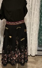 Vintage 1950-60s Circle Skirt Willi Smith Embellishments Gypsy Style