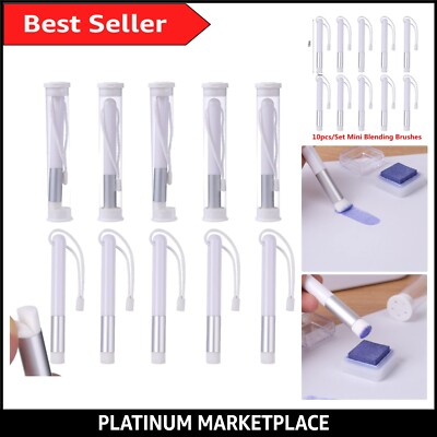 10er Pack Mini Mischpinsel Sets für Kartenherstellung Zeichnen Basteln Tusche Malen...