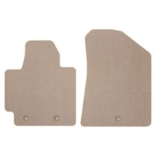 Velours Fußmatten für Kia Soul II Bj. 2014 - 2019 Automatten Neu BEIGE VORNE LUX