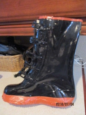 Mens Buckle Rubber Over-shoe Boots mens SIZE same as