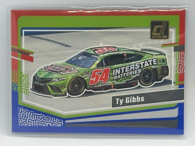Ty Gibbs Autos rot & blau 2024 Donruss Racing Nascar # 80