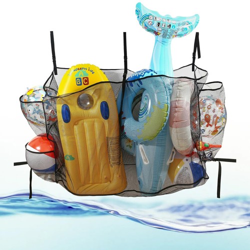 Pool Floats Storage BagPool Float Toy Storage Mesh BagWater Tech Pool PouchLa...