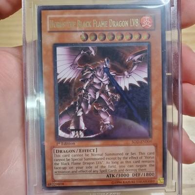 Yu-Gi-Oh! Horus The Black Flame Dragon Ultimate Rare 1st Edition