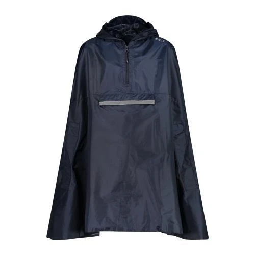 CMP Poncho Antipluie Junior Unisexe, Avec Capuche - N950 (Bleu Foncé) - Photo 1/4