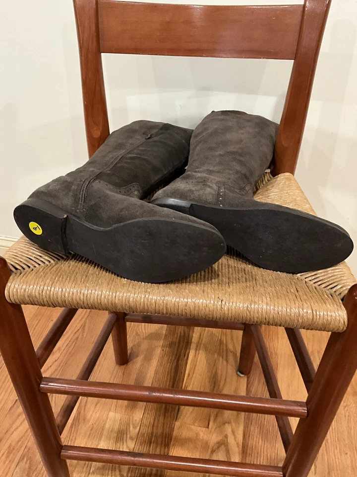 Botas de gamuza marrón por encima de la rodilla Anthropology Lien Do talla US 9 Foto 3 de 4