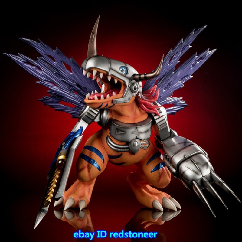 MIMAN Studio Metal Greymon Digimon H41cm Action Figure Resin Model
