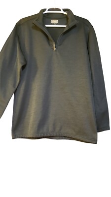 C. E. Schmidt Workwear 1/4 Zip Black  Fleece Pullover Men's Size Medium